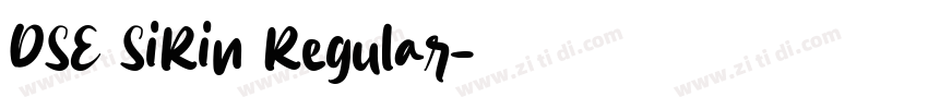 DSE SiRin Regular字体转换